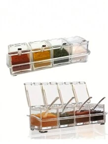 especiero 4 pz - transparente - Ver 3