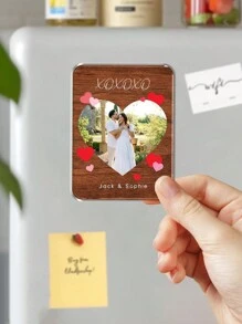 Presente Personalizado para Casais, Ímã de Geladeira com Foto Personalizada de Casais, Ímã Seja Meu Namorado(a), Presente de Dia dos Namorados para Namorado(a), Ímã de Casal, Presente Ímã de Geladeira Personalizado de Tamanho Grande - Decoração de Foto e Música de Bottom Personalizada - Ter uma música de Bottom naquele momento - Multicolorido - Visão 10