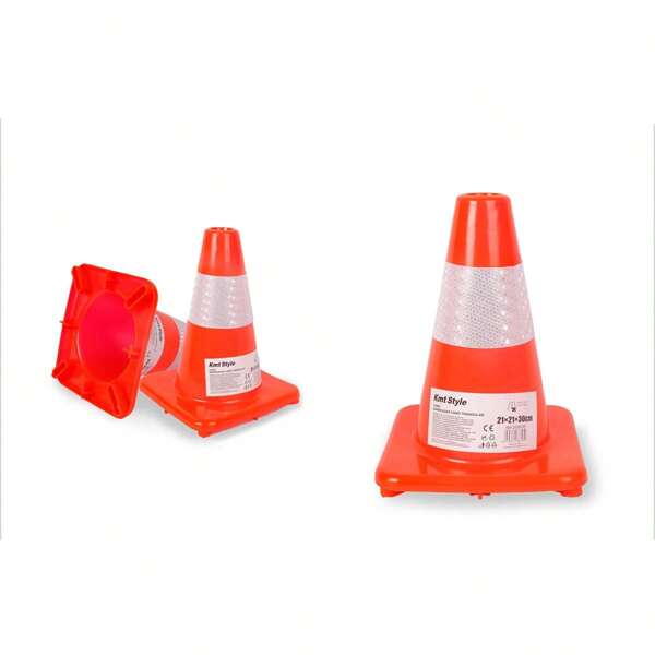 1 STÜCK PVC-Straßenkegel, reflektierende Straßensperre, Eistüte, Kegelfass, Isolierung, Pier, Verkehrssicherheit, Konstruktion, reflektierender Kegel