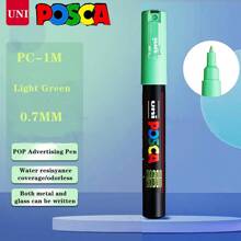 UNI NEW PACKAGE Paint Marker Pen Set And Single PC-1M 3M 5M Water Based Colors Permanent Acrylic Pen Graffiti Art School Supplies