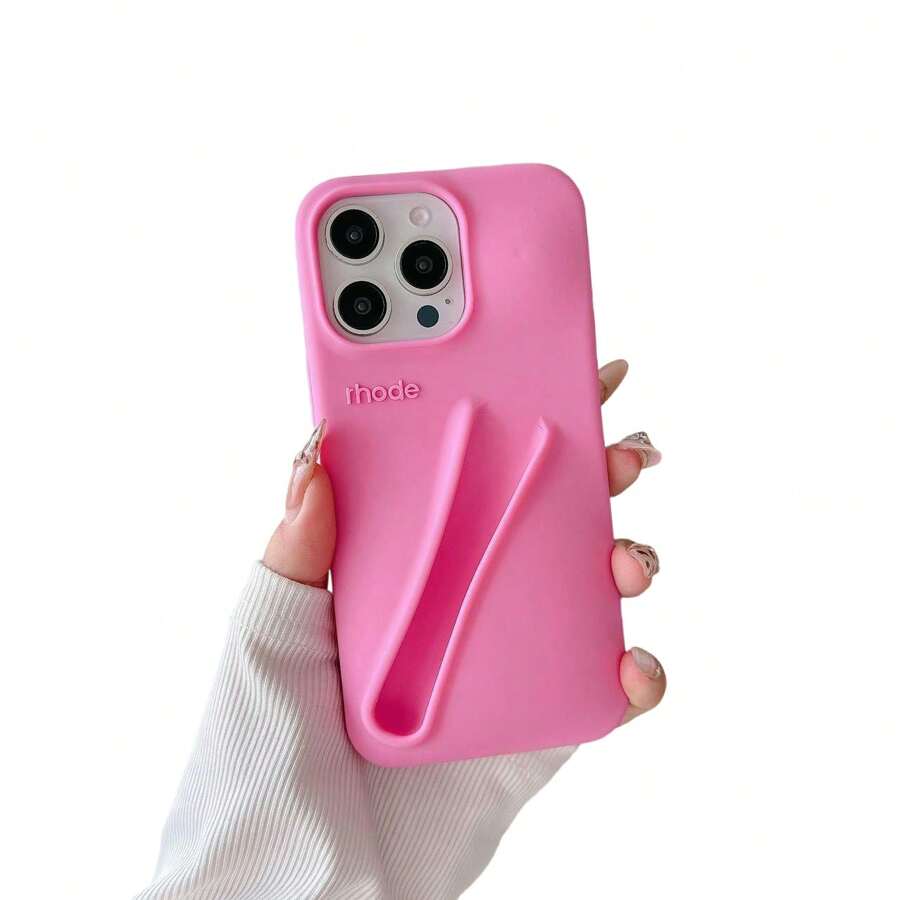 Funda Rhode Para iPhone Con Lipstick Lip Glaze No Incluido