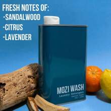 Mozi Wash Luxury Scented Laundry Detergent, Ultra Concentrated 50+ Loads Of Natural Laundry Detergent Liquid - 黑色 - 查看 2