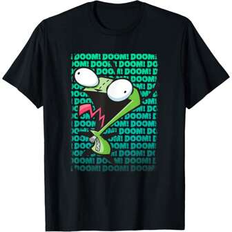 Doom! Doom! Doom! Screaming Gir Gradient Poster T-Shirt