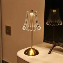 Lâmpada De Mesa Com Barra De LED Para Iluminação Interna Sensor De Toque De Luz De Quarto Sem Fio Três Cores