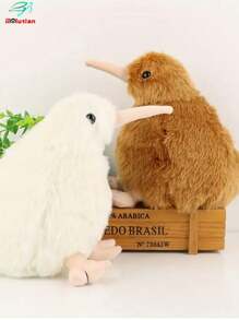 Molutian 20 厘米/7.87 英寸栩栩如生的奇异鸟毛绒玩具奇异鸟填充动物软玩具栩栩如生的毛绒鸟可爱毛绒绒的玩偶礼物，适合男孩女孩青少年成人生日节日礼物 - 彩色 - 查看 5