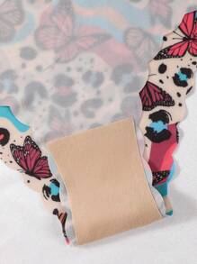 15 Stück/Pack Damen nahtlose Leoparden-Muster bequeme atmungsaktive sexy unsichtbare Slips für Sport