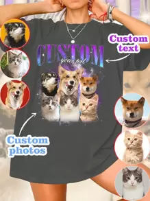 Y2K Personalized Bootleg Rap T-Shirt, Vintage Custom Photo 90s T-Shirt, Fun Gift Tee, Gift For My Couples, Vintage Top With Couples Photo, Customized Girlfriend/Boyfriend Shirt,Ornamental,Dawg,Unique,Custom,Belle Costume,Ideal Gifts For Her,Family,Friends,Pink Girls,For Holiday,For Vacation,For Anniversaries