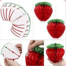 10 Quả Bóng Giấy Mỏng Hình Dâu Tây Đỏ Trang Trí Tiệc Sinh Nhật, Đám Cưới, Trang Trí Tiệc Trà, Trang Trí Địa Điểm Đám Cưới - Nhiều màu - Xem 5
