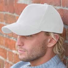 Result Pro Style Heavy Brushed Cotton Baseball Cap (White) - 100% Cotton - 白色 - 查看 2