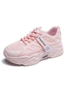 Women's Sports Shoes Breathable Tennis Shoes - 粉色 - 查看 7