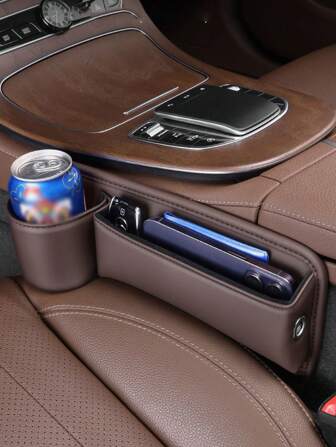 Premium Universal Car Seat Gap Storage Box Organizer For Driver And Passenger - Durable Easy-Install Backseat Gap Filler To Prevent Item Loss, Keep Essentials Within Reach, Slim Design Fits Between Console And Seat, Ideal For Travel, Daily Commute, And Family Road Trips, In-Car Storage Solution For Phones, Coins, Keys, Sunglasses, And Small Gadgets