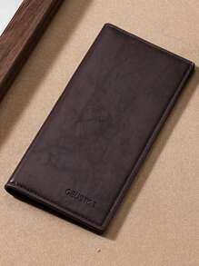 2025 New Long Wallet For Men Slim Leather Multi-Function Combo Driver's License And Bifold Wallet Card Holder Wallet Business Card Holder Credit Card Holder Id Card Holder