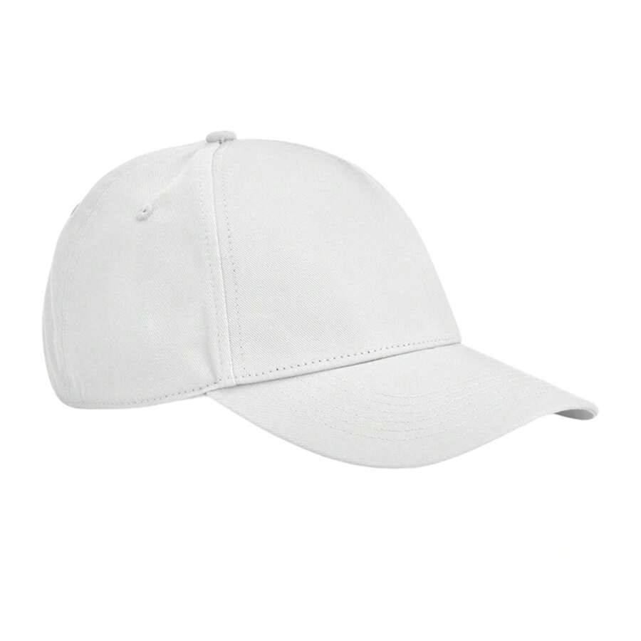 Beechfield EarthAware 5 Panel Cotton Baseball Cap (White) - 100% Organic Cotton - 白色 - 查看 1