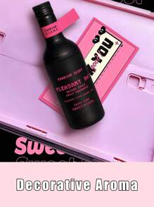 1PC Novel Design Wine Bottle Shape Flameless Long-Lasting Aroma Diffuser With Sweet Fruity, Floral, Lemon, Blackberry Strawberry, Orange, Rose Signature Scent Fragrance Gel, Romantic Relieve Stress Anxiety Keep Fresh & Pleasant Air For Office, Car Travel, Home, Bedroom, Sitting Room, Living Room, Bathroom, Kitchen And Aromatherapy