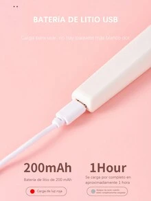 Pulidor Esmeril Uñas Taladro Para Uñas Inalambrico,Nail Polisher,Nail Drill para Uñas Profesional, Torno Electrico para Uñas (Portátil Taladro para Uñas de 3 Velocidades Limador de uñas Electrico) Para Uñas de Acrílico DIY Manicura Pedicura - Blanco - Ver 10