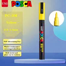 UNI NEW PACKAGE Paint Marker Pen Set And Single PC-1M 3M 5M Water Based Colors Permanent Acrylic Pen Graffiti Art School Supplies