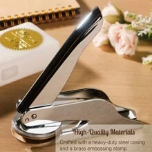 1 Stück personalisierter Initialen Buchprägerstempel, personalisierter Bibliotheksstempel, Scrapbooking Prägegerät, personalisierter Umschlagprägerstempel, Handprägegerät, Initialen Prägerstempel, Datumsprägerstempel, Hochzeits-Prägungsstempel, Papier-Prägungsstempel, für Geschäft/Arbeit/Büro modern, vintage, Cartoon, Kawaii, personalisiert, Mitarbeiter, Kunden, Studenten, für Geschäft/Arbeit/Schulanfang, für Universität, saisonale Auswahl, Büro & individualisierte Stempel