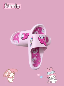 Sanrio Chinelos Frios Infantis Verão Meninos e Meninas Banho Interno Antiderrapante Bebê Lar Masculino Chinelos Infantis