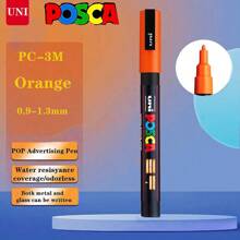 UNI NEW PACKAGE Paint Marker Pen Set And Single PC-1M 3M 5M Water Based Colors Permanent Acrylic Pen Graffiti Art School Supplies