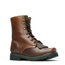 Botas Altas Con Agujetas Estilo Western Para Hombre, En Piel De Res, Plantilla De Vaqueta, Goodyear Welt, Suela Hule, Arriero Boots - Café - Ver 6