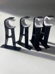 2 chiếc số nhà bằng hợp kim nhôm màu đen, đi kèm 4 vít lắp kiểu ngẫu nhiên - màu đen - Xem 8