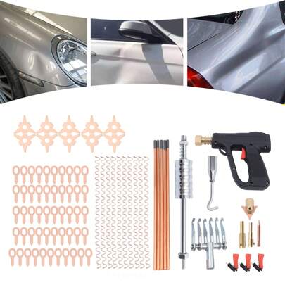 kangten 86pc Stud Welder Dent Puller Kit Car Body Panel Dent Spot Welding Repair Tool UK