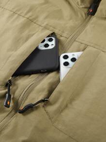 Summer Workout Versatile Outdoor Vest: Multi-Pocket Design For Ultimate Utility And Style - Khaki - View 4