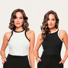 Branco Liso + Preto Liso