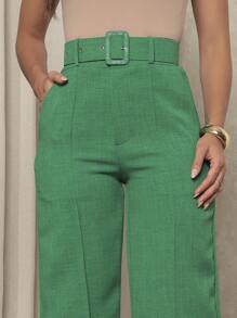 Women Pants - Green - View 4