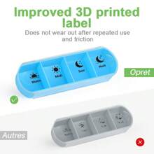 (3 pièces/set) Boîte à prothèses dentaires en forme de pomme avec boîte à prothèses dentaires suspendue à l'intérieur et boîte de rangement pour prothèses dentaires, sac à médicaments, trousse de premiers soins portable, boîte à pilules mignonne, pour les vacances, les voyages, le camping, un organiseur de pilules