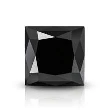 100% Moissanite Black D Color Princess Cut VVS1 Moissanite Stone Loose With GRA Certificate - Black - View 9
