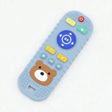 Bneseus 1pc Silicone Imitation Remote Control Teether, Cartoon Bear Design, Chewing Toy For 0-24 Months Baby Boys And Girls, Ideal Mother's Day Gift - Remote Control Bear 16 - View 17