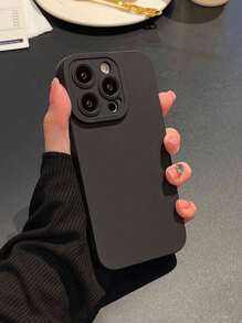 1 pieza Funda de silicona a prueba de golpes con cobertura completa de ojos de ángel compatible con iPhone 15 Pro Max y Galaxy S24 Ultra 5G
