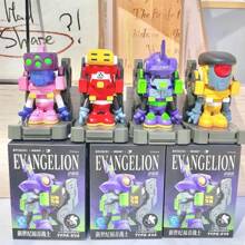 Miniso Figura de anime Neon Genesis Evangelion WASA EVA206 - Caja ciega de juguete de moda de edición limitada, decoración de escritorio, regalo de cumpleaños o Navidad