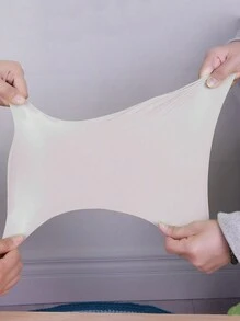 1 双可重复使用的硅胶防水鞋套，适合鞋子尺码 32-40 - 白色 - 查看 2