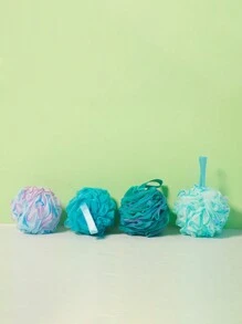 1pc Vacuum Compression Bath Flower, Exfoliating Shower Puff, Bathing Pouf