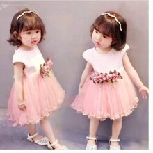 Vestido de Menina Festa Aniversário Jardim Encantado