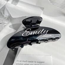 个性化发爪、发夹、发夹、发爪、发饰、自定义姓名发夹、发爪、粉红公主的礼物、自定义姓名发夹、个性化蝴蝶结发夹 - 彩色 - 查看 10