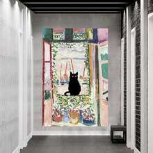 Henri Matisse   On Canvas Wall Art Matisse Famous Open Window Black Cat Poster Funny Cat Floral Print Colorful Farmhouse Gallery Aesthetic Room Decor For Bedroom Bathroom - Canvas Painting - View 5