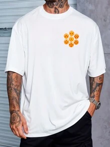 Camiseta Camisa Oversized Streetwear  Son Goten Trunks Desenho Anime REF 7054 VEST NERD - Branco - Visão 2