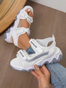 Fashion Thick Sole Soft Casual Sandals, Women Summer Sports Comfortable Beach & Leisure Shoes