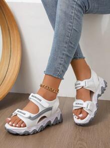Fashion Thick Sole Soft Casual Sandals, Women Summer Sports Comfortable Beach & Leisure Shoes