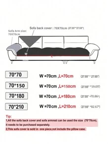1 Stück Winter Dicke Plüsch Sofa Überwurf, Jacquard Plüsch Material, Anti-Staub Anti-Rutsch Sofa Abdeckung, Stil, Staubdicht, Waschbarer Sofa Decke, Warme Sofa Abdeckung für den Winter