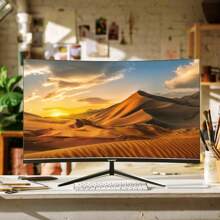 GAWFOLK Gawfolk Monitor 32 Inch Computer Monitor QHD (2560 X 1440) 2K 1500R Curved Computer Monitors 75HZ PC Monitors VA Screen For Home, Office And Dormitory,Support Wall Mount- Black