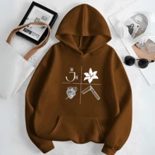 Moletom com Capuz Blusa de Frio Cristã Estamp São José Religiosa Cristã Católica - Branco - Visão 3