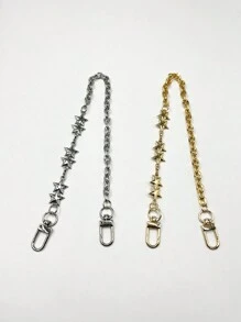 星形链条带，复古时尚包包链条配件，欧美风格 - 彩色 - 查看 4