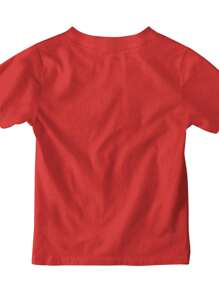 Celebrate Your Little One's 6th Birthday In Style With This Adorable Kids' Short Sleeve T-Shirt – Perfect Gift For Boys And Girls, Featuring Fun Designs And Comfortable Fit For All-Day Play! - Red - View 2