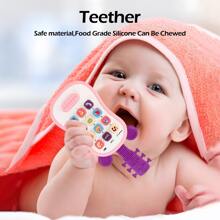 1 Stück Baby Frühpädagogisches Spielzeug Gitarren-Telefon Sound Spielzeug Multifunktionales Musik-Telefon für Kinder, analoge Telefone Geschichte Maschine als Geburtstagsgeschenk (Unterschiedliche Chargen können zu Zufälligkeit in der Außenverpackung führen)
