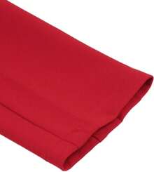 Vintage Victory Gothic Blazer Jacket With Lace Ruffle Hem And Lace Up Corset Back - Đỏ - Xem 10