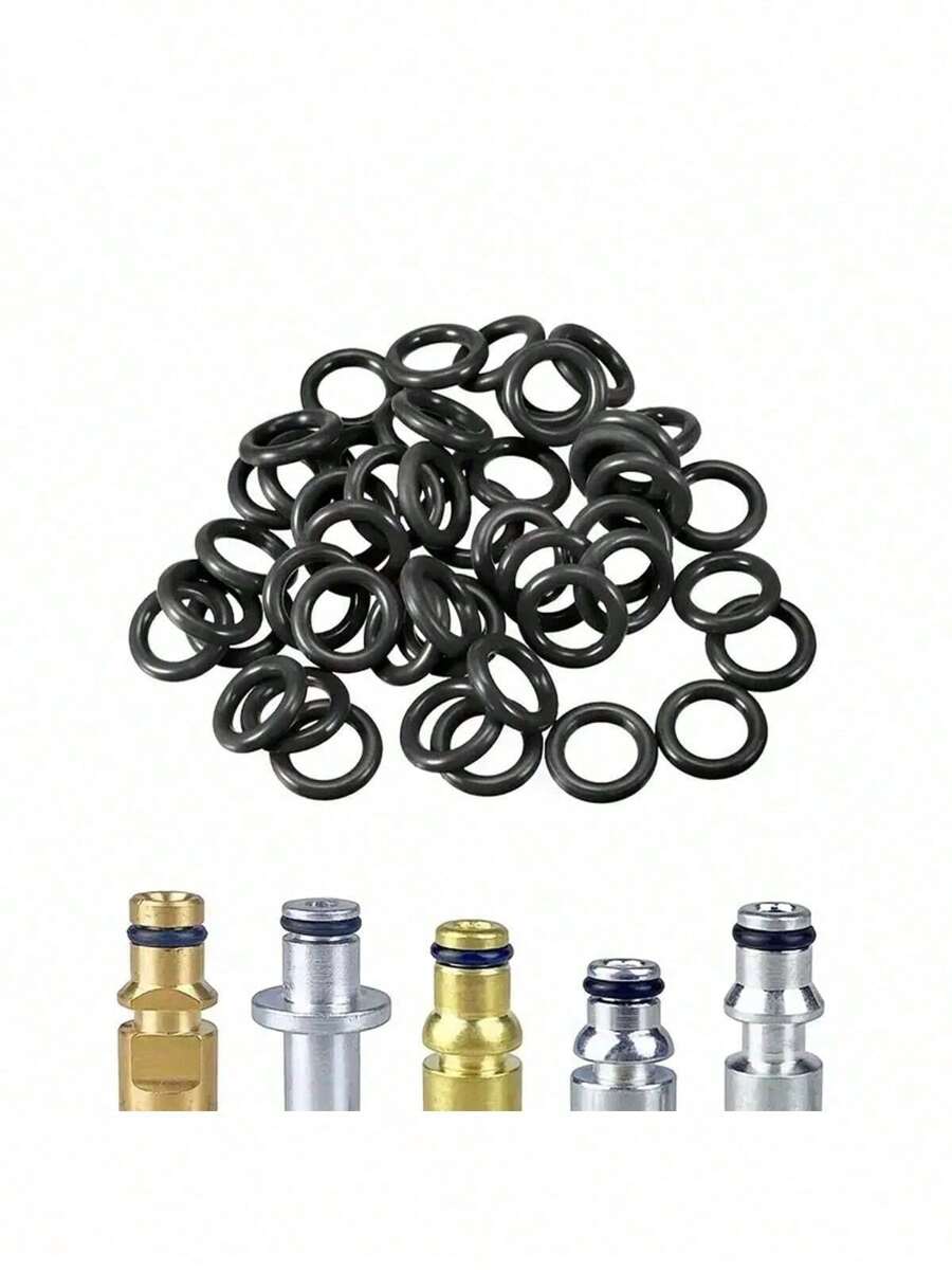 200/225pcs Oil-Resistant Rubber O-Rings Combination Set In 18 Sizes For Sealing Gaskets,Perfect For Automotive, Plumbing, And Air/Gas - Black - View 1